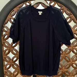 J. Crew Navy Sweater-Tee
